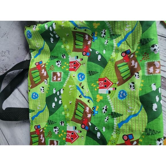 lamb story bag stuffed animal book matching farm handmade bag - Picture 2 of 6